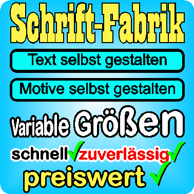 Wunschtext Aufkleber